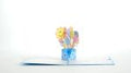 Get Well Soon Balloons Pop-Up Card