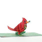 Happy Holidays Cardinal Pop-Up Card