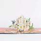 Daisies with Blue Morpho Butterfly Pop-Up Card