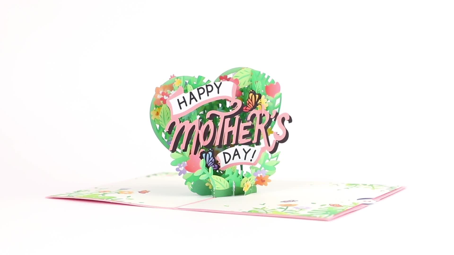 Mother's Day Heart Pop-Up Card