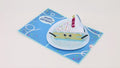 Whimsical Birthday Cake Slice Pop-Up Card