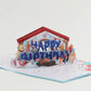 Happy Birthday Dogs Pop-Up Card