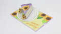 Sunflower Birthday Cake Slice Pop-Up Card