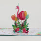 Flamazing Birthday Flamingo Pop-Up Card