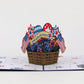 Americana Basket Pop-Up Card