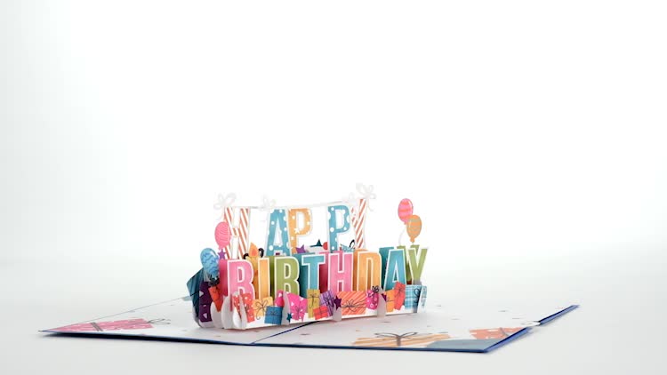 Happy Birthday Pop-Up Card