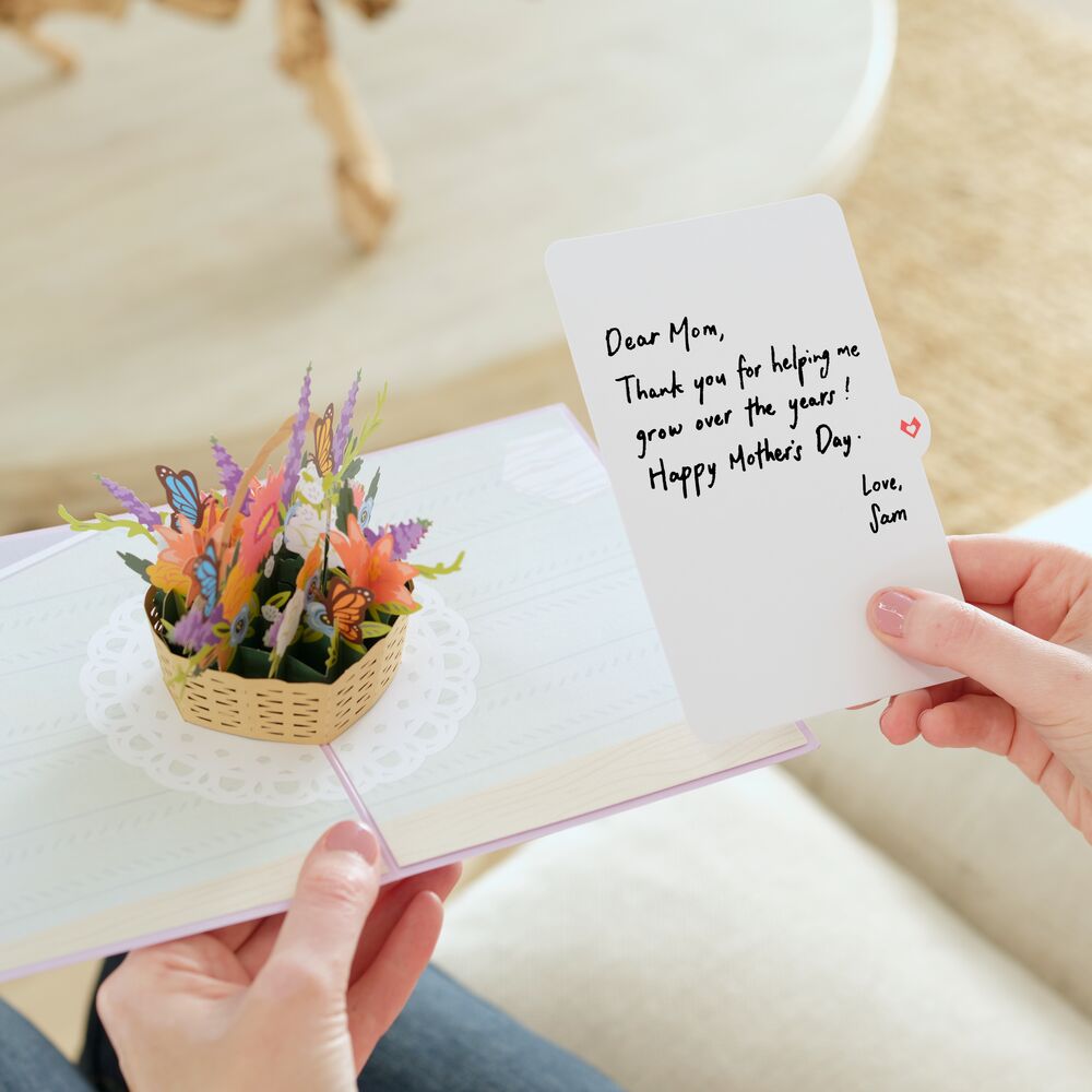 Mother's Day Flowers Pop-Up Card
