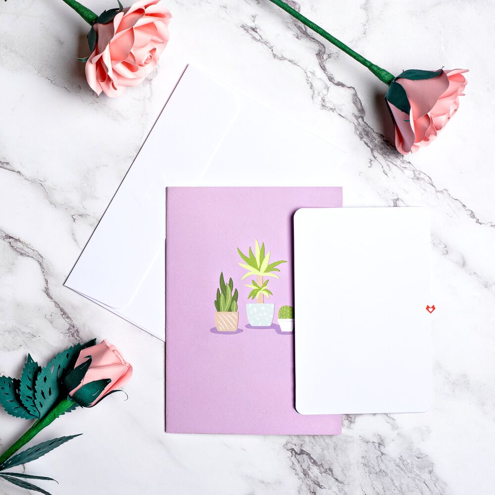 Greenhouse Garden Pop-Up Card