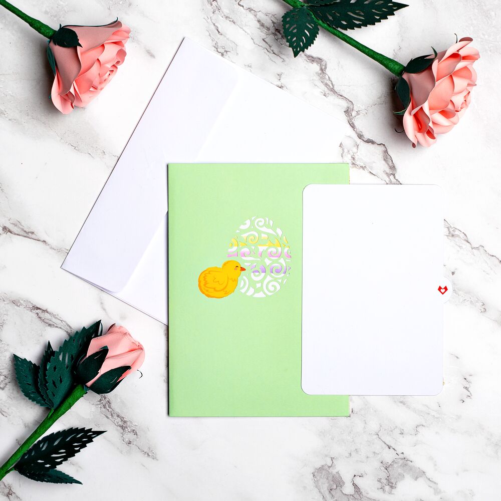 Easter Lily of the Valley Pop-Up Card