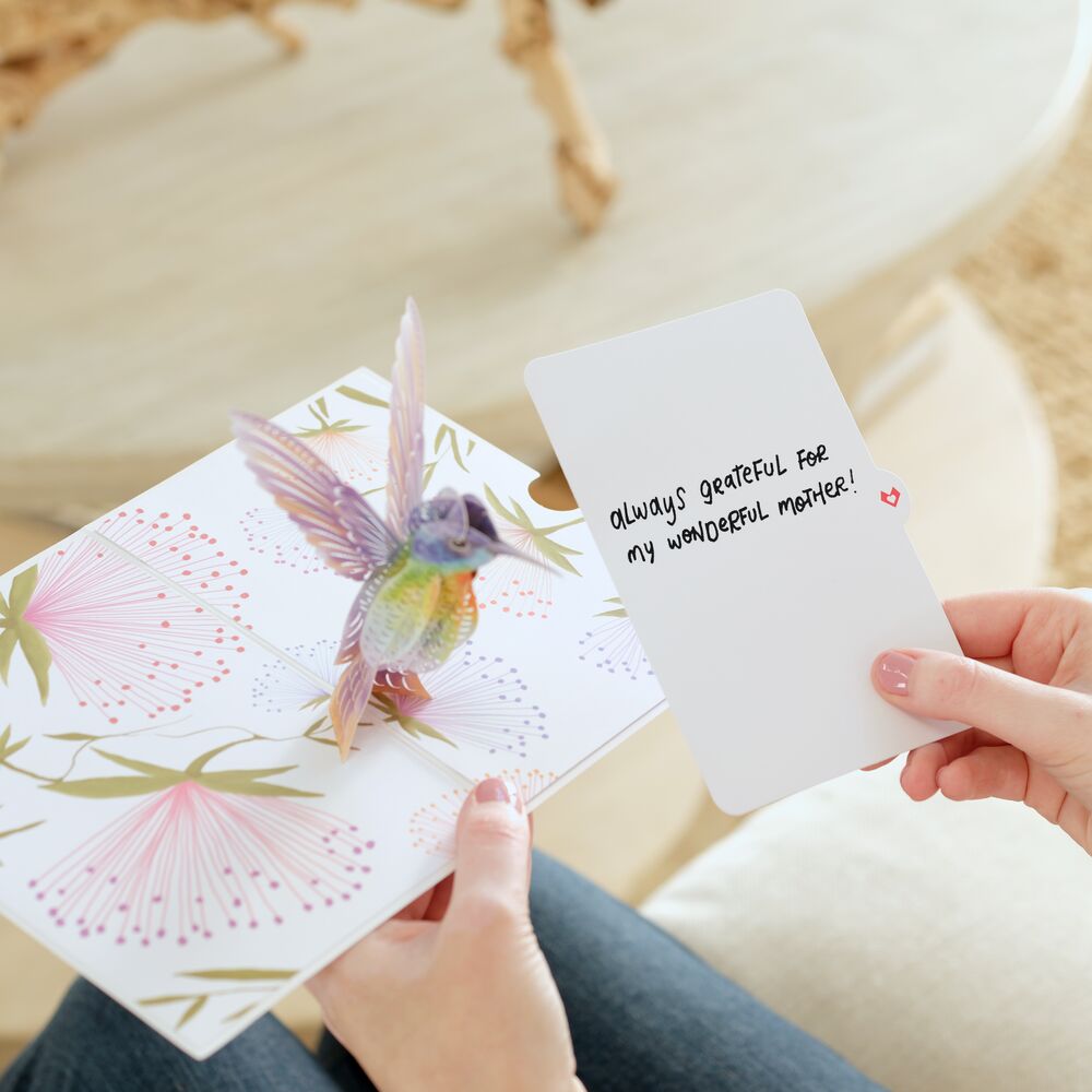 Mother's Day Hummingbird Pop-Up Card