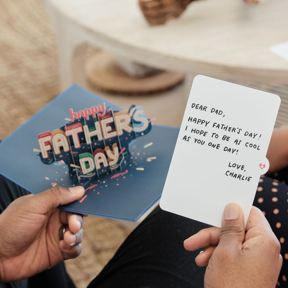 To My Dad: Happy Father's Day Pop-Up Card