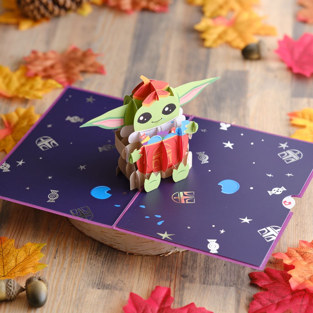 Star Wars™ The Mandalorian™ Grogu™ No Tricks All Treats Pop-Up Card