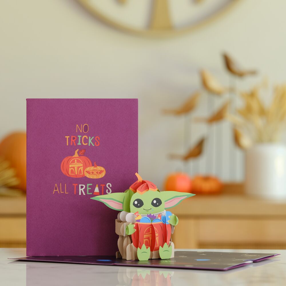 Star Wars™ The Mandalorian™ Grogu™ No Tricks All Treats Pop-Up Card