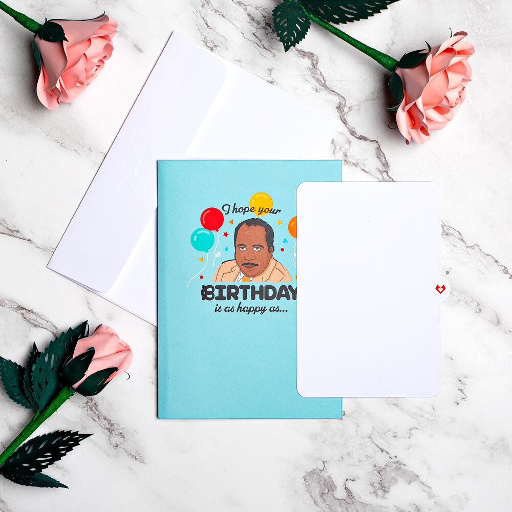 The Office Pretzel Day Birthday Pop-Up Card