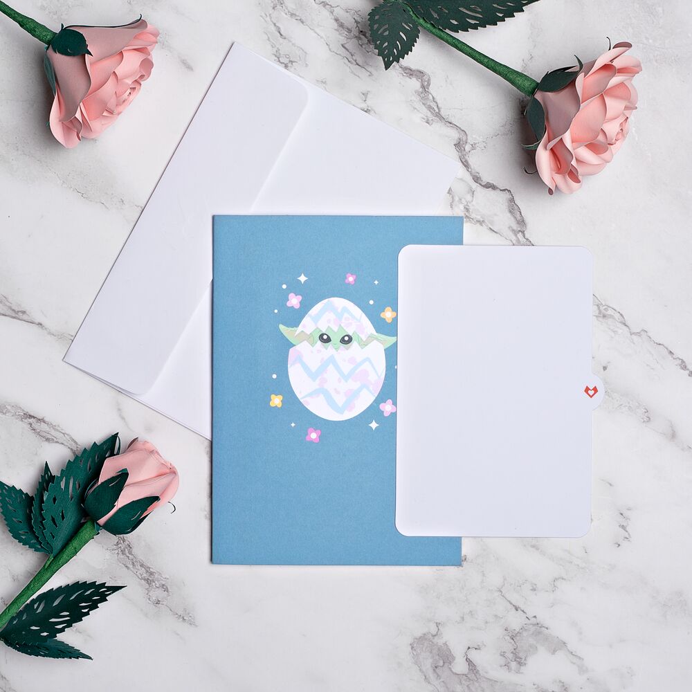 Star Wars™ The Mandalorian™ Best Easter in the Gal-eggsy Pop-Up Card