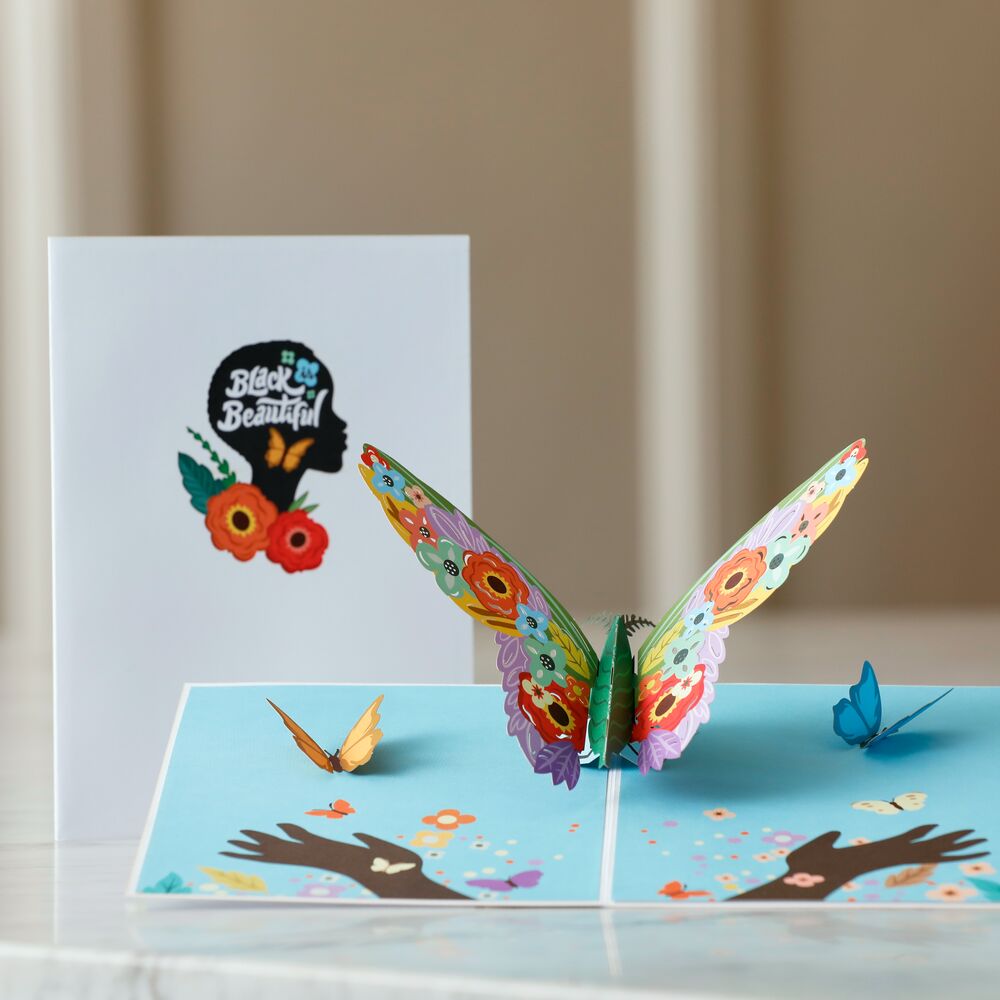 Black is Beautiful Pop-Up Card