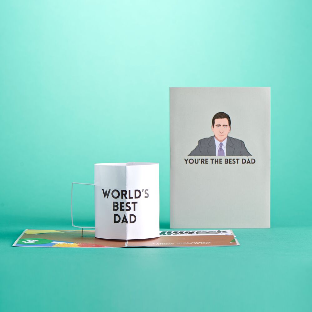 The Office World’s Best Dad Pop-Up Card