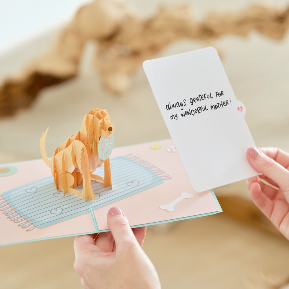 Best Doggone Mom Pop-Up Card