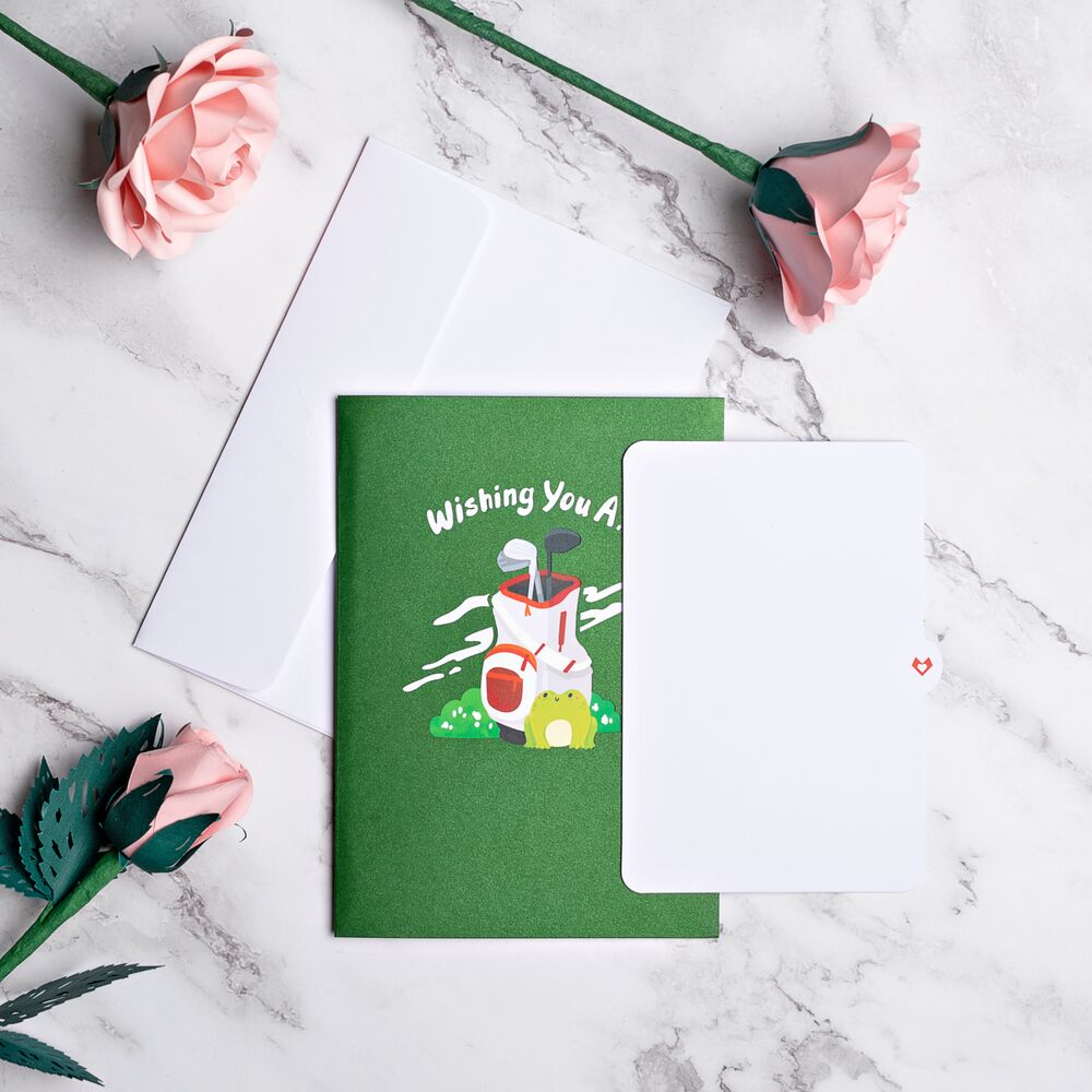 Happy Father's Day Golf Pop-Up Card