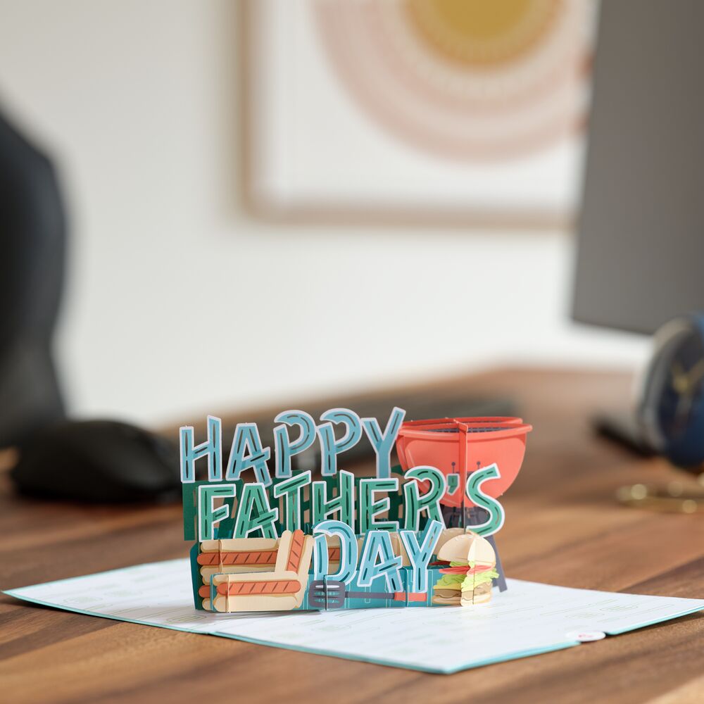 Best Flippin’ Dad Father's Day Pop-Up Card
