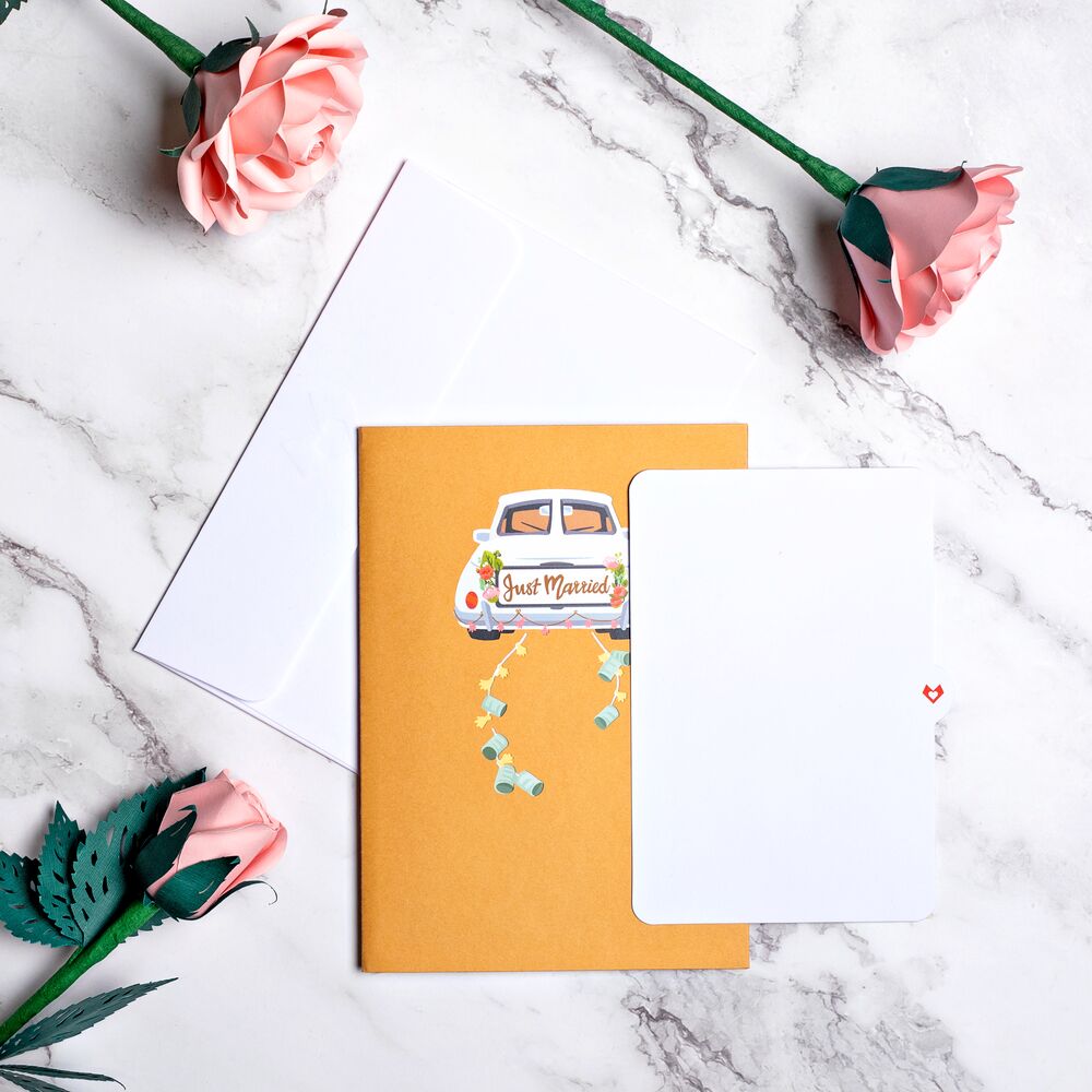 Wedding Car Pop-Up Card