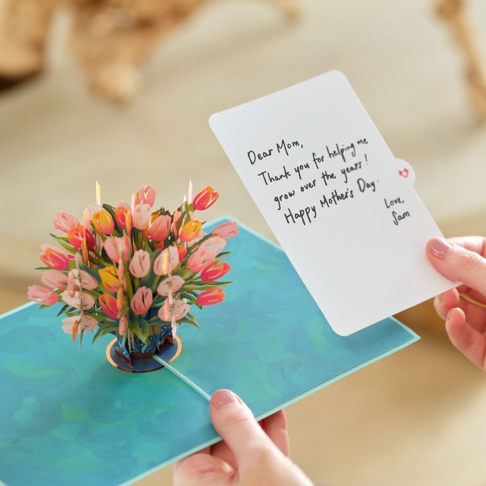 Mother's Day Tulips Pop-Up Card