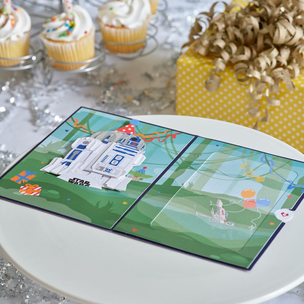 Star Wars™ R2-D2™ Birthday Card with Pop-Up Gift