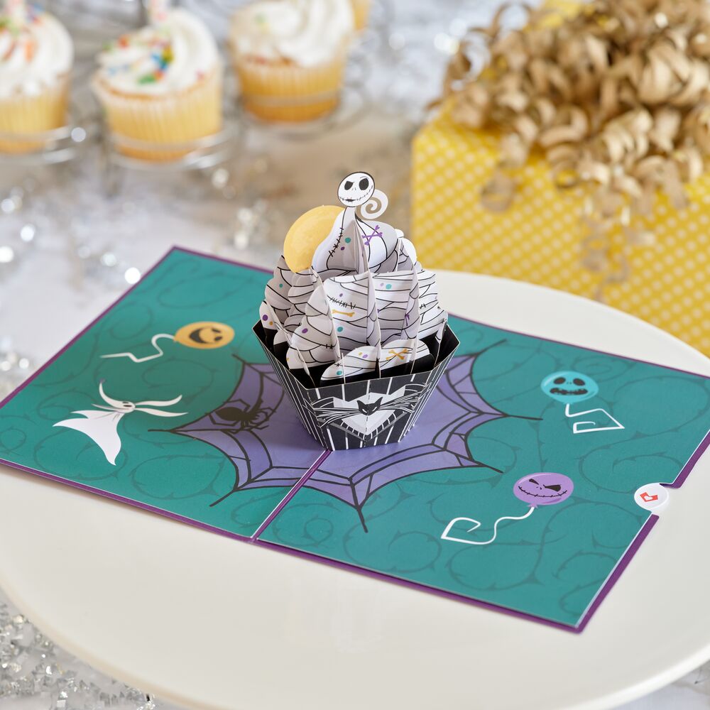 Disney Tim Burton's The Nightmare Before Christmas Birthday Cupcake Pop-Up Card