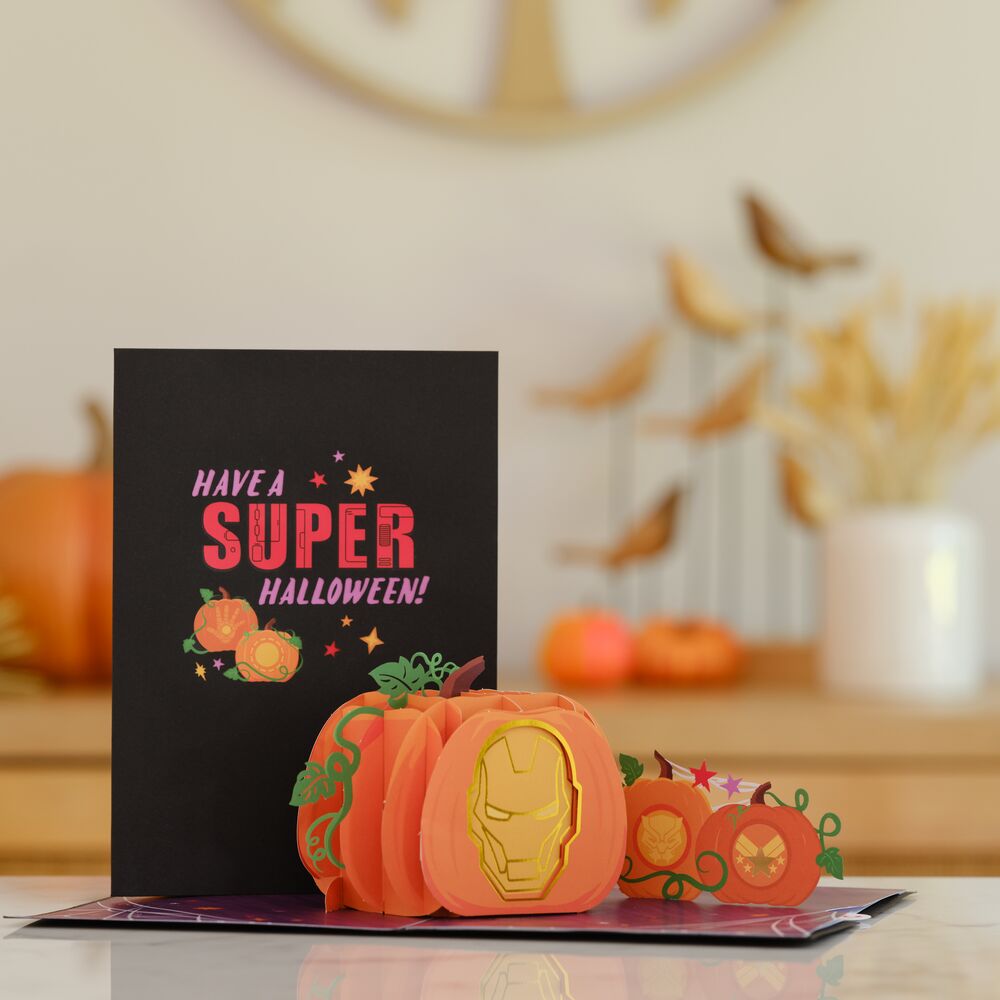 Marvel's Avengers Super Hero Halloween Pop-Up Card