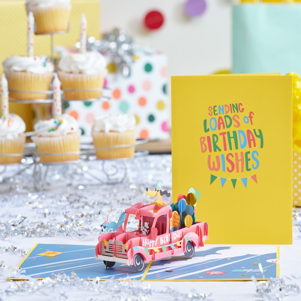 Birthday Truck Pop-Up Card