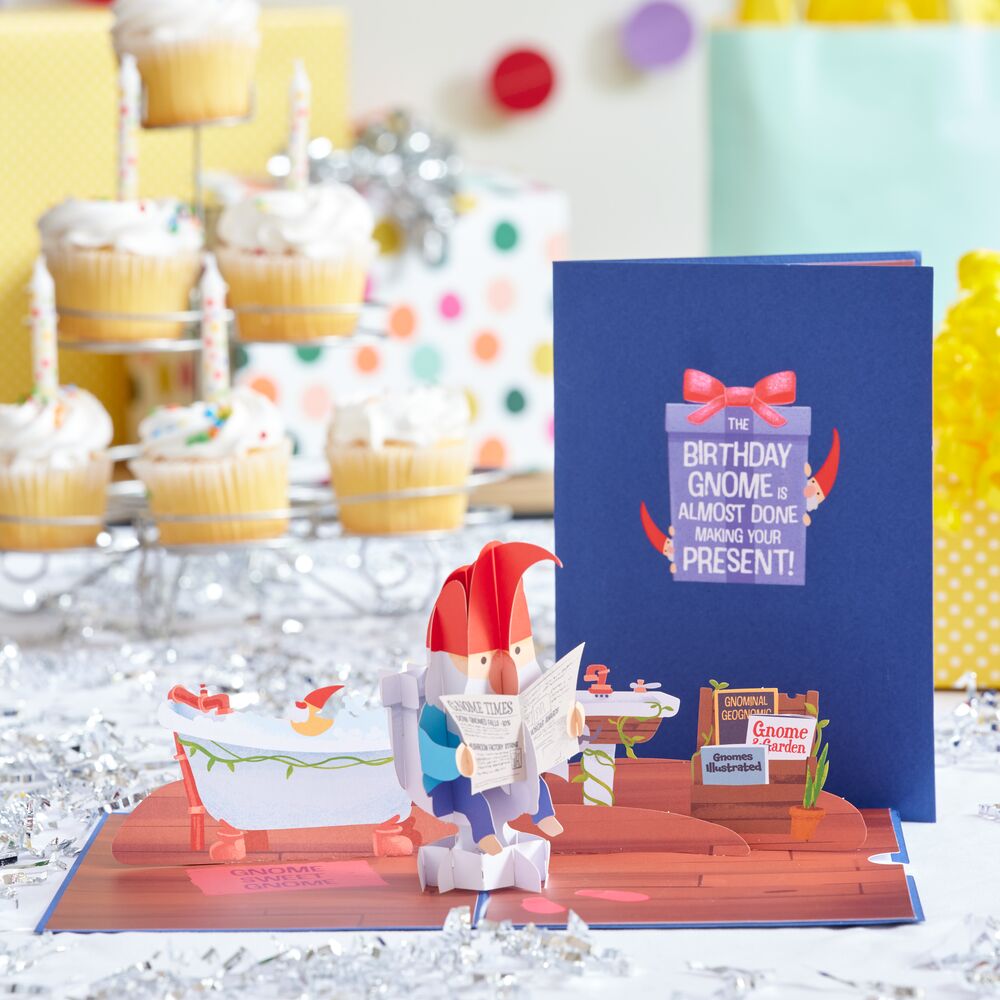 Birthday Gnome Pop-Up Card