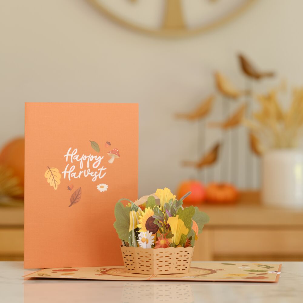 Harvest Basket Pop-Up Card