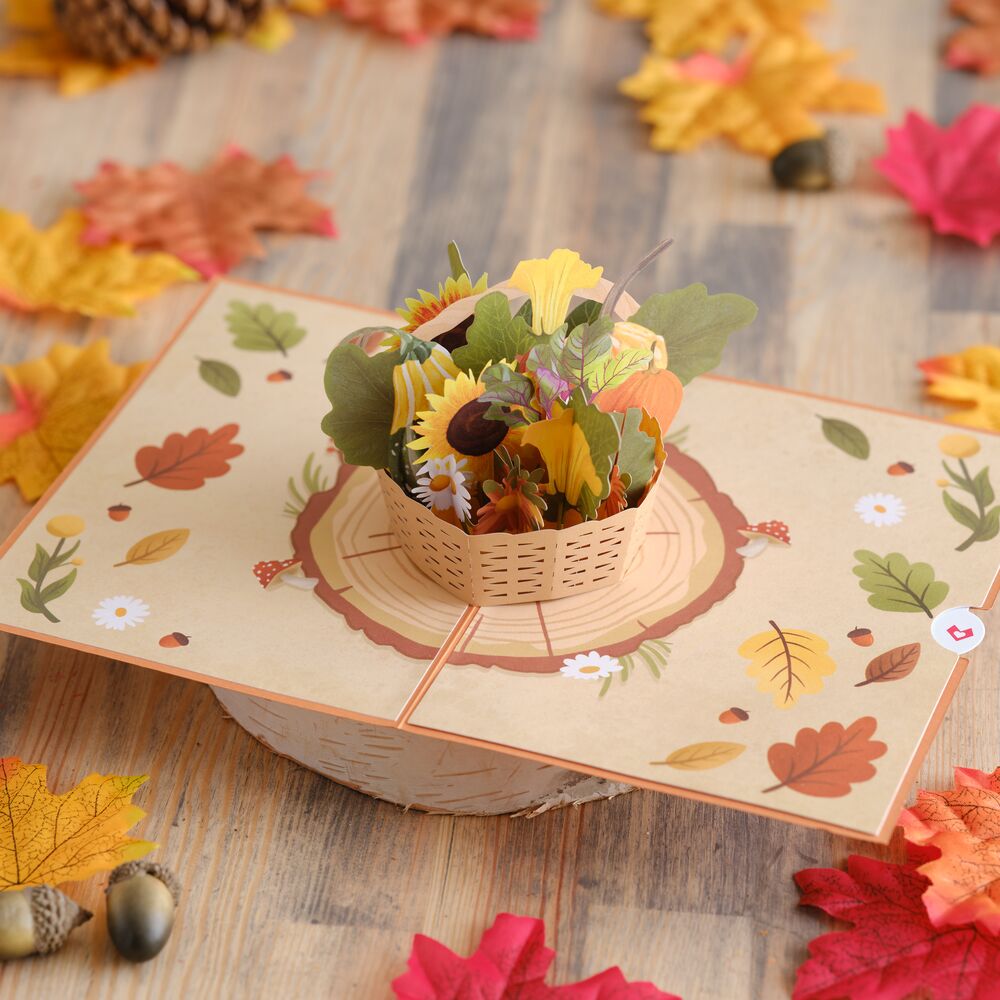 Harvest Basket Pop-Up Card