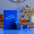 Halloween Cat Classic Pop-Up Card