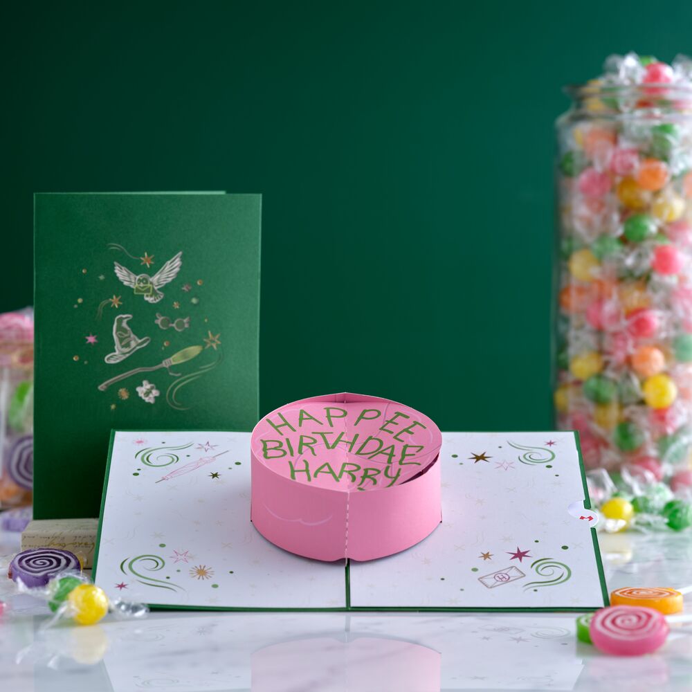 Harry Potter™ Happee Birthdae Cake Pop-Up Card