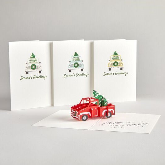 Holiday Truck Notecards (Assorted 4-Pack)
