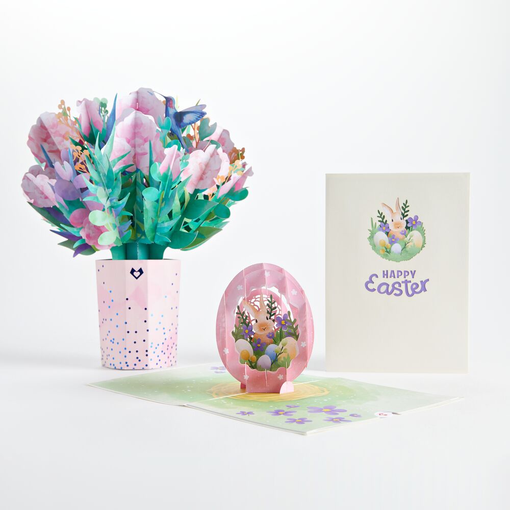 Watercolor Rose & Easter Egg Bundle