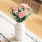 Handcrafted Paper Flowers: Pink Roses (6 Stems)