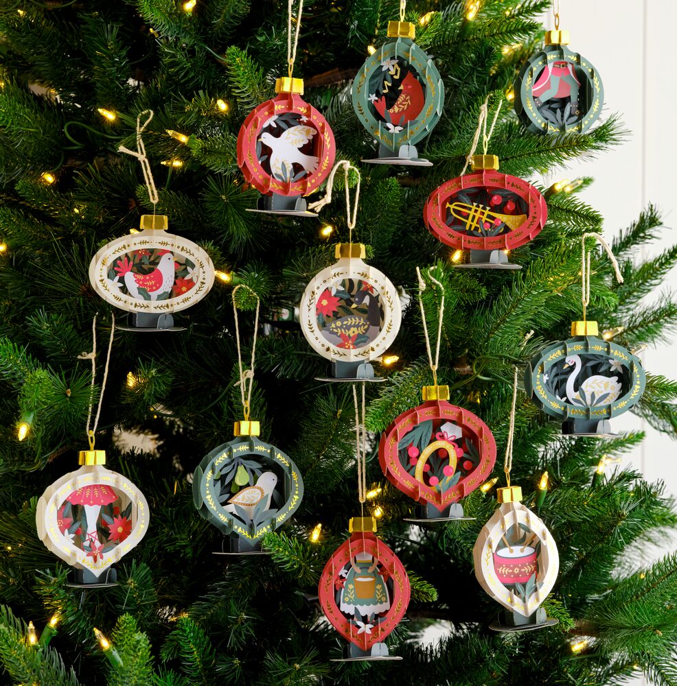 The 12 Days of Christmas Ornaments