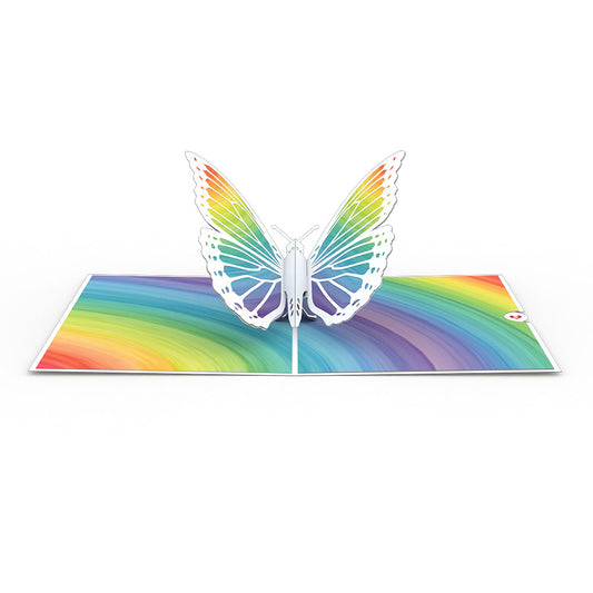 Rainbow Butterfly Pop-Up Card