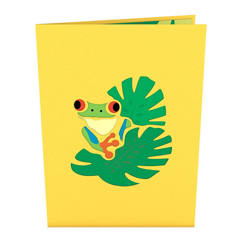 Red-Eyed Tree Frog Pop up Card