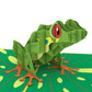 Red-Eyed Tree Frog Pop up Card