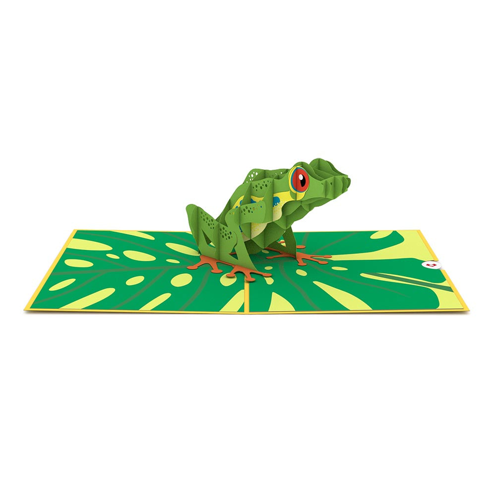 Red-Eyed Tree Frog Pop up Card