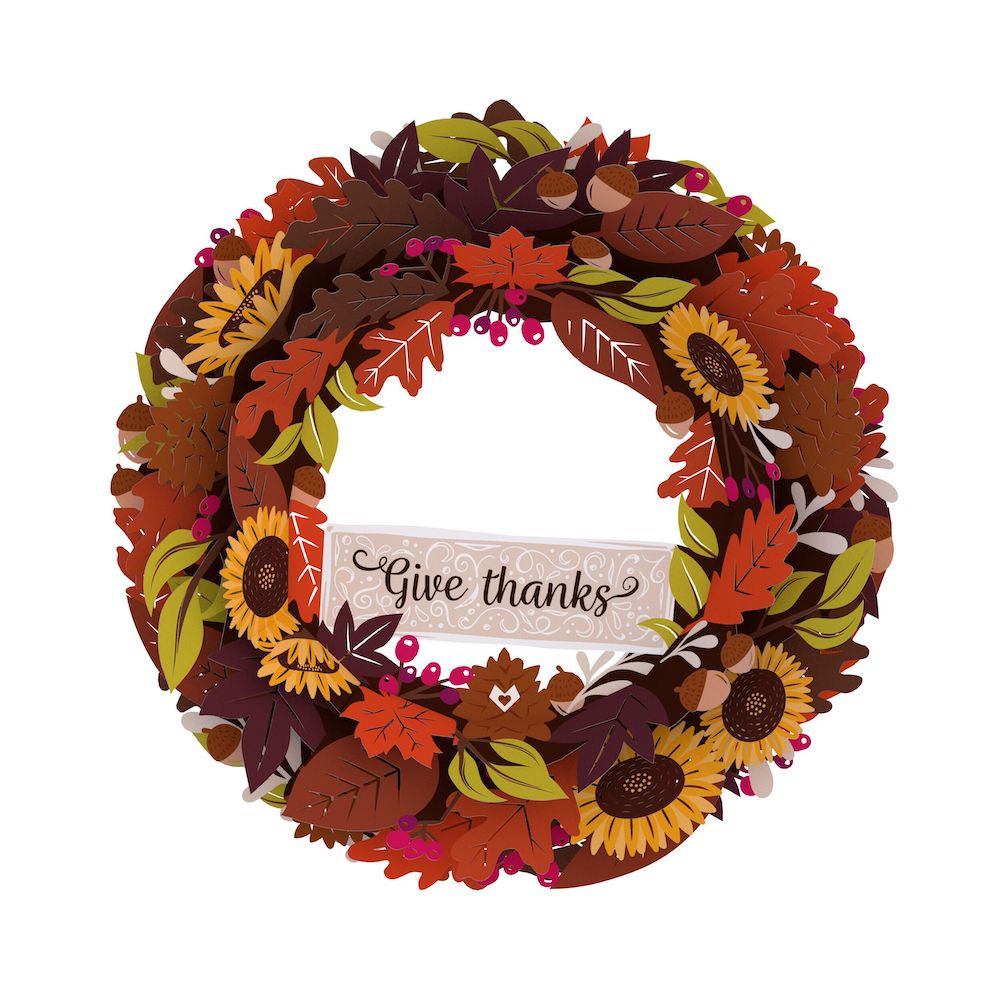 Thanksgiving Wreath & Turkey Bundle