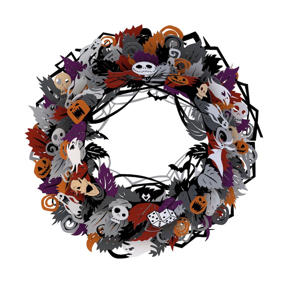 Disney Tim Burton's The Nightmare Before Christmas Halloween Wreath