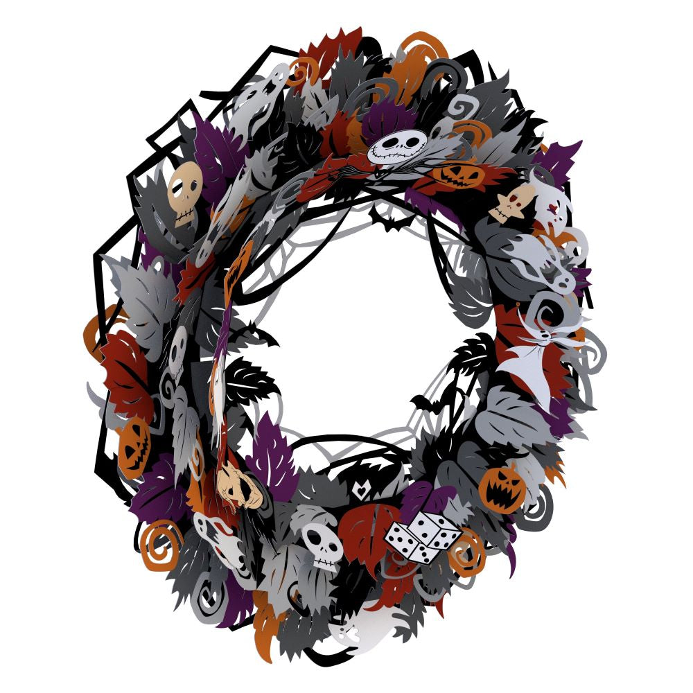 Disney Tim Burton's The Nightmare Before Christmas Halloween Wreath