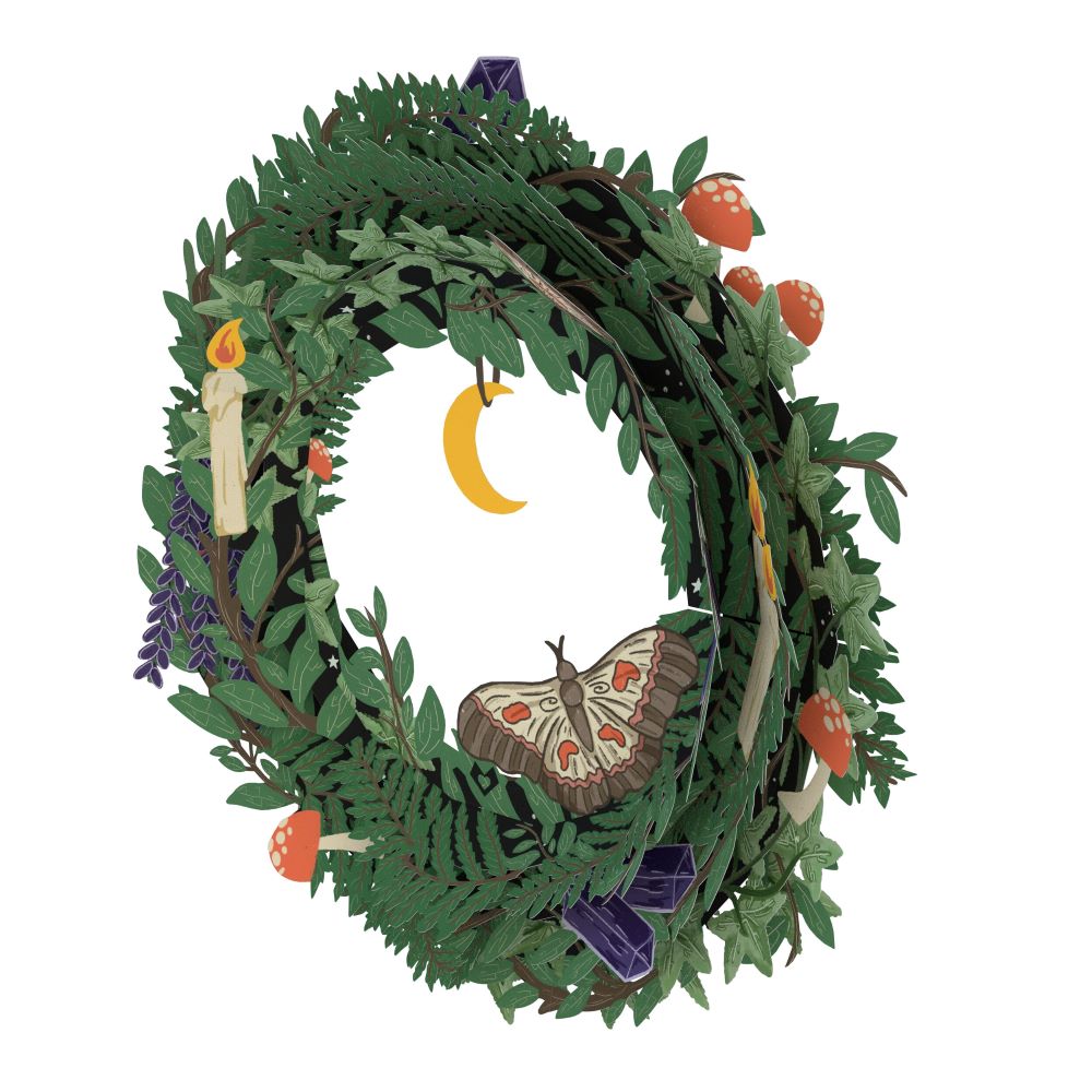 Witchy Halloween Wreath