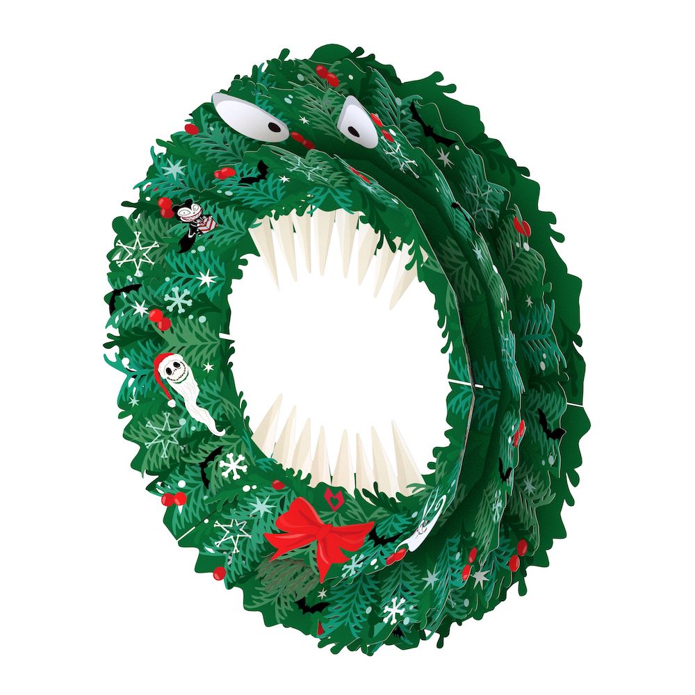 Disney Tim Burton's The Nightmare Before Christmas Monster Wreath