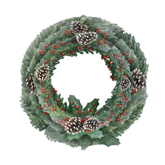 Winter Greens Wreath