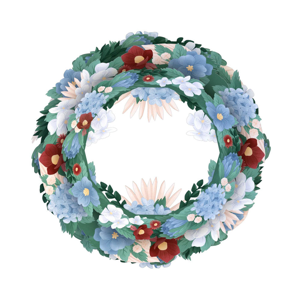 Frosted Botanical Wreath